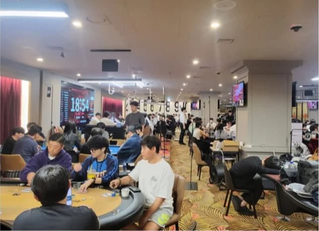 블라인드 클록 아래의 경기 진행
